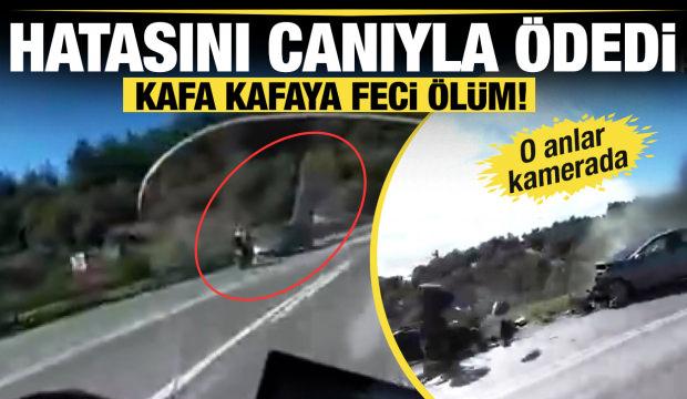 Bilecik'te otomobile &ccedil;arpan motosiklet s&uuml;r&uuml;c&uuml;s&uuml; &ouml;ld&uuml;