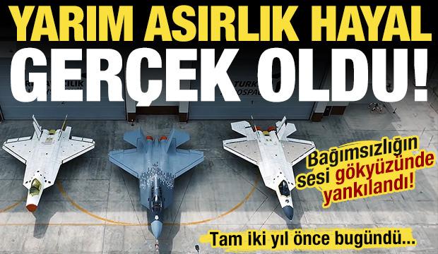  Bir asırlık hayaldi ger&ccedil;ek oldu! Bağımsızlığın sesi g&ouml;klerde yankılandı...