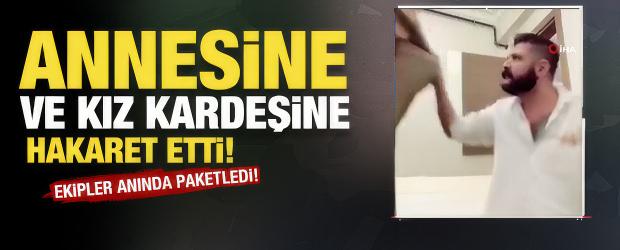 Canlı yayında infiale neden olan anlar! Annesine ve kız kardeşine tehditler yağdırdı