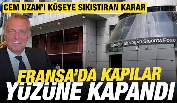 Cem Uzan'a Fransa'dan k&ouml;t&uuml; haber: Paris mahkemesi TMSF'yi haklı buldu