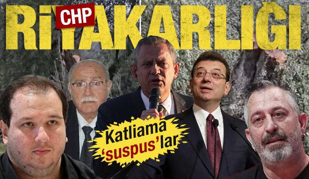 CHP'de &ccedil;evre riyakarlığı: &Ouml;zel konuşurken, başkanı zeytinlikleri kesti