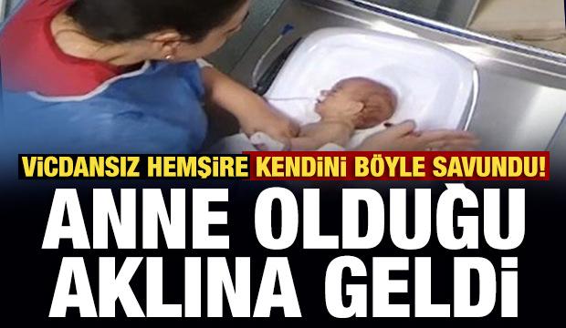 D&ouml;vd&uuml;ğ&uuml; 5 g&uuml;nl&uuml;k bebek engelli kalmıştı: Vicdansız hemşire kendini b&ouml;yle savundu