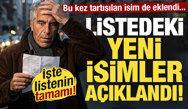 Epstein belgelerinde ge&ccedil;en yeni isimler a&ccedil;ıklandı! İşte listenin tamamı...