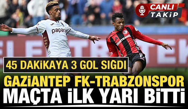 Gaziantep FK-Trabzonspor! CANLI