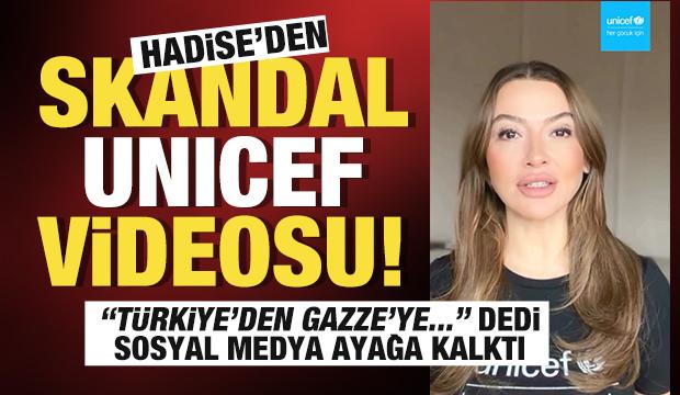 Hadise'den skandal UNICEF videosu! T&uuml;rkiye'yi Afrika &uuml;lkeleri gibi yardıma muhta&ccedil; g&ouml;sterdi