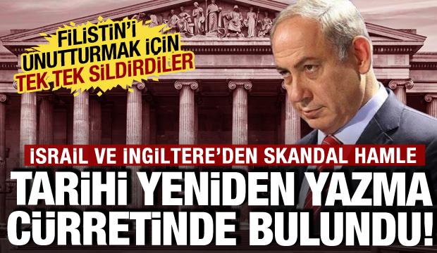 İngiltere ve İsrail'den tarihe m&uuml;dahale: Filistin ifadesi eserlerden tek tek kaldırıldı