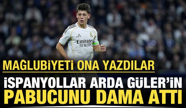İspanyollar Arda G&uuml;ler'in pabucunu dama attı: Mağlubiyeti ona yazdılar