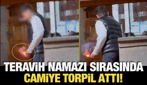 Kayseri'de &ccedil;ocuklar teravih namazı sırasında camiye torpil attı!