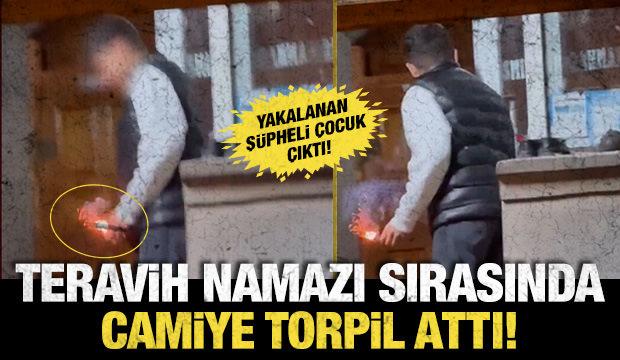 Kayseri'de &ccedil;ocuklar teravih namazı sırasında camiye torpil attı!