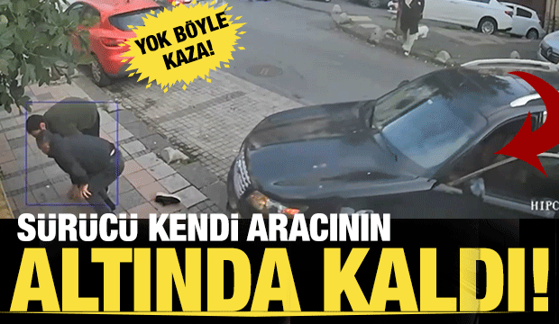 Kendi arabasından d&uuml;şen adam daha sonra arabasının altında kaldı