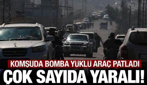 Komşuda bomba y&uuml;kl&uuml; ara&ccedil; patladı: &Ccedil;ok sayıda kişi yaralandı!