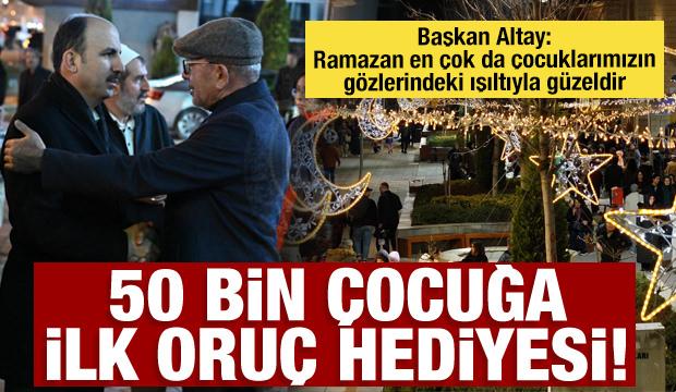 Konya B&uuml;y&uuml;kşehir Belediyesi'nden anlamlı hareket: 50 bin &ccedil;ocuğa ilk oru&ccedil; hediyesi