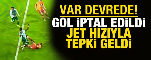 Konya'da VAR devrede! Gol iptal edildi: Jet hızıyla tepki geldi