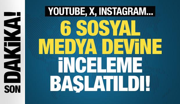 KVKK harekete ge&ccedil;ti! 6 sosyal medya devine inceleme başlatıldı!
