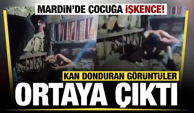 Mardin'de &ccedil;ocuğa işkence iddiası! Dehşet anına ait g&ouml;r&uuml;nt&uuml;ler ortaya &ccedil;ıktı