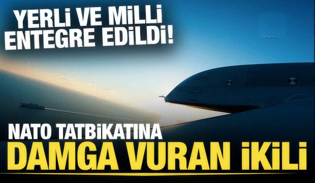 NATO tatbikatına damga vuran ikili, milli yazılımla birbirine bağlandı