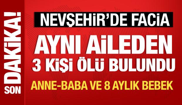 Nevşehir'de soba faciası: Aynı aileden 3 kişi &ouml;ld&uuml;