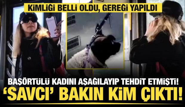 Otob&uuml;ste k&ouml;pek kavgası! 'Savcıyım' dedi, ger&ccedil;ek başka &ccedil;ıktı