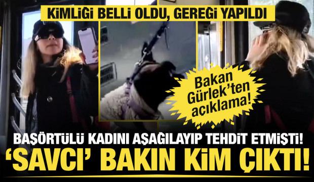 Otob&uuml;ste k&ouml;pek kavgası! 'Savcıyım' dedi, ger&ccedil;ek başka &ccedil;ıktı