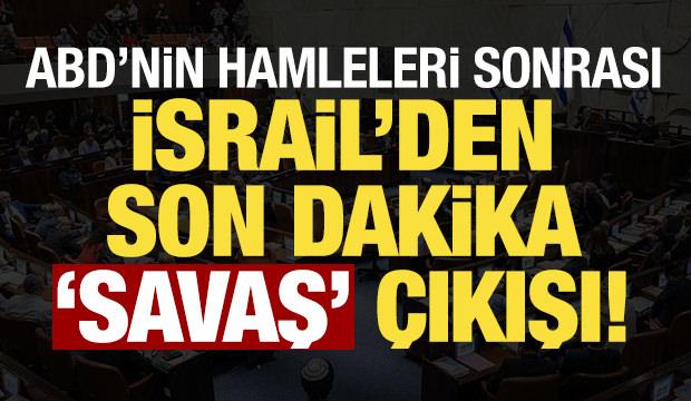 Son dakika: ABD'nin hamleleri sonrası İsrail'den 'savaş' &ccedil;ıkışı: Hazırlıkları g&ouml;r&uuml;ş&uuml;yoruz