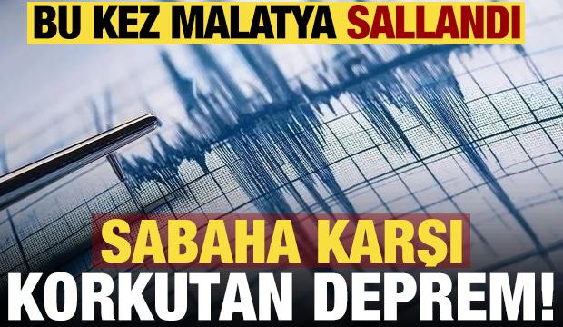 Son dakika haberi: Malatya'da sabaha karşı korkutan deprem! AFAD'dan a&ccedil;ıklama geldi