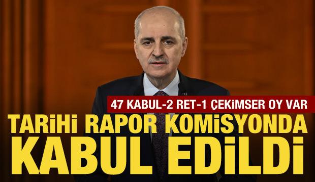 Son dakika haberi: Rapor komisyonda kabul edildi!