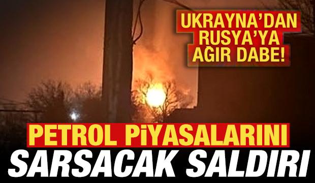 Son dakika: Ukrayna'dan Rusya'ya ağır darbe! Petrol fiyatlarını sarsacak saldırı
