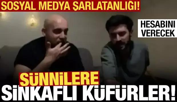 Sosyal medya şarlatanlığı! S&uuml;nnilere sinkaflı k&uuml;f&uuml;rler eden Deniz Sinan Demir g&ouml;zaltında