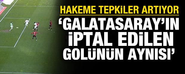 Tepkiler artıyor: 'Trabzonspor'un attığı gol Galatasaray'ın iptal edilen gol&uuml;n&uuml;n aynısı'