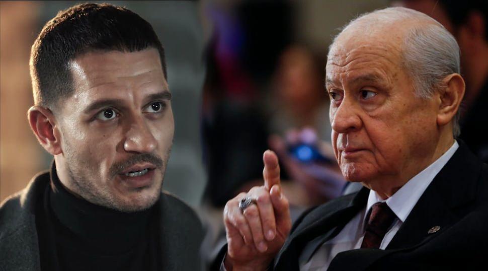 Uraz Kaygılaroğlu, dizi sahnesinden Devlet Bah&ccedil;eli'ye mesaj g&ouml;nderdi!