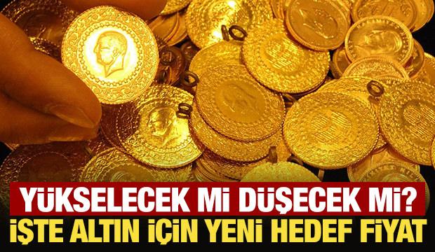 Y&uuml;kselecek mi, d&uuml;şecek mi? Altın i&ccedil;in yeni hedef fiyat geldi