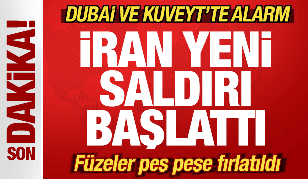 İran yeni saldırı dalgası başlattı: Dubai ve Kuveyt'te alarm! F&uuml;zeler peş peşe fırlatıldı