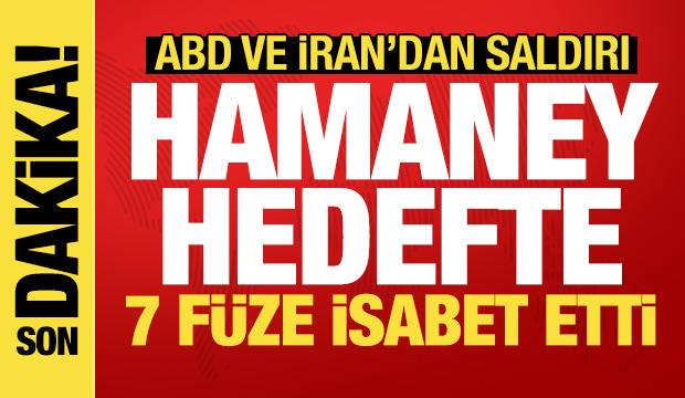 ABD ve İsrail'den İran'a saldırı: Hamaney'in konutunun yakınına 7 f&uuml;ze isabet etti