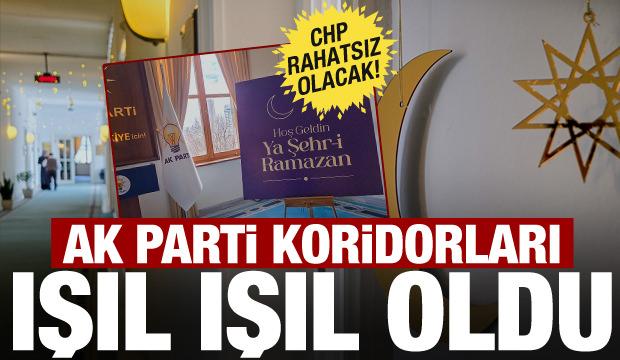 AK Parti'den ramazan hamlesi! Meclis koridorları ışıl ışıl s&uuml;slendi