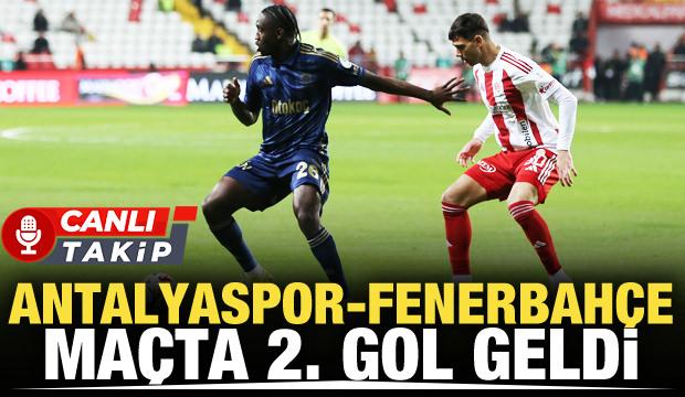 Antalyaspor-Fenerbah&ccedil;e! CANLI