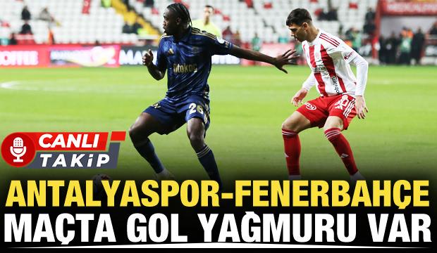 Antalyaspor-Fenerbah&ccedil;e! CANLI