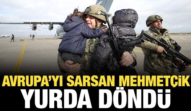 Avrupa'ya damga vuran Mehmet&ccedil;ik Tekirdağ'da t&ouml;renle karşılandı!