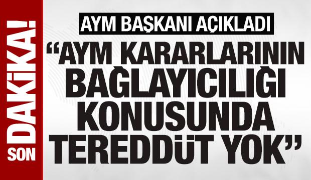 AYM Başkanı: Anayasa Mahkemesi kararlarının bağlayıcılığı konusunda teredd&uuml;t yoktur