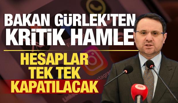 Bakan G&uuml;rlek duyurdu! Sosyal medyada yeni d&uuml;zenleme: Hesapları kapatılacak!