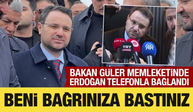 Bakan G&uuml;rlek memleketi Nevşehir'de: Bug&uuml;n beni bağrınıza bastınız
