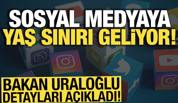 Bakan Uraloğlu, detayları a&ccedil;ıkladı! Sosyal medyaya 15 yaş sınırı geliyor