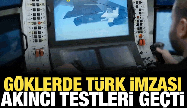 Bayraktar AKINCI, milli f&uuml;ze ile testleri başarıyla ge&ccedil;ti