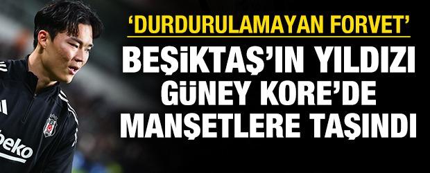 Beşiktaş'ın 'durdurulamayan' forveti Oh G&uuml;ney Kore'de manşetlere taşındı