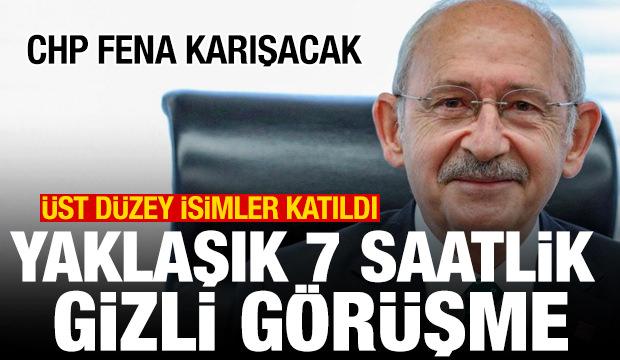 Yaklaşık 7 saatlik gizli g&ouml;r&uuml;şme! &Uuml;st d&uuml;zey isimler katıldı! Kılı&ccedil;daroğlu vurgusu