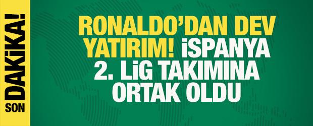 Cristiano Ronaldo'dan dev yatırım! İspanya 2. Lig takımına ortak oldu