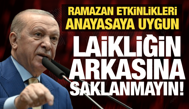 Cumhurbaşkanı Erdoğan'dan laiklik bildirisine tepki: &Ccedil;ıkın derdinizi a&ccedil;ık&ccedil;a s&ouml;yleyin!