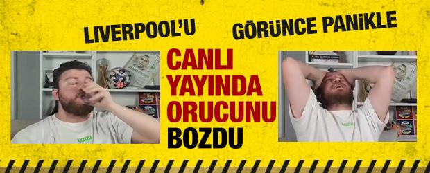 Galatasaray Liverpool  eşleşmesi &uuml;nl&uuml; yorumcuya oru&ccedil; bozdurdu