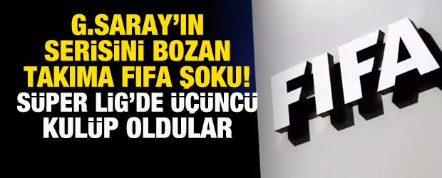 Galatasaray'ın serisini bozan takıma FIFA şoku! S&uuml;per Lig'de &uuml;&ccedil;&uuml;nc&uuml; kul&uuml;p oldu