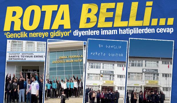 &lsquo;Gen&ccedil;lik nereye gidiyor&rsquo; diyenlere imam hatiplilerden cevap: 'Biz mukabeleye gidiyoruz&rsquo;