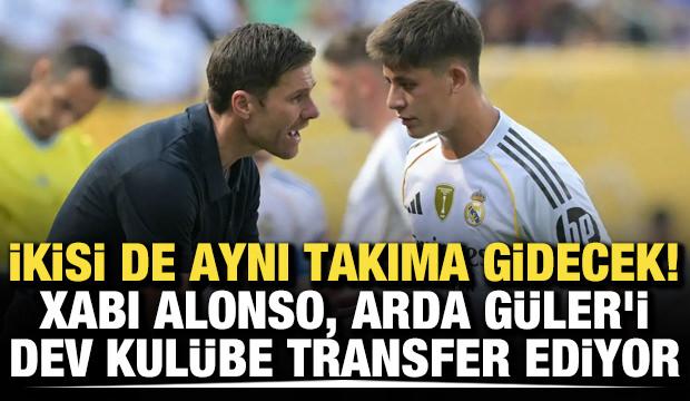 İkisi de aynı takıma gidecek! Xabi Alonso, Arda G&uuml;ler'i dev kul&uuml;be transfer ediyor